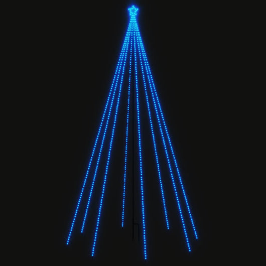 Luci per Albero di Natale Interni Esterni 800 LED Blu 5 m 328753
