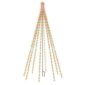 Luci per Albero di Natale Interni Esterni 800 LED Colorati 5 m 328756