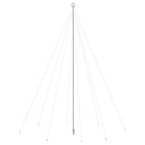 Luci Albero di Natale Interni Esterni 1300LED-Luci decorative natalizie Bianco Freddo 8 m