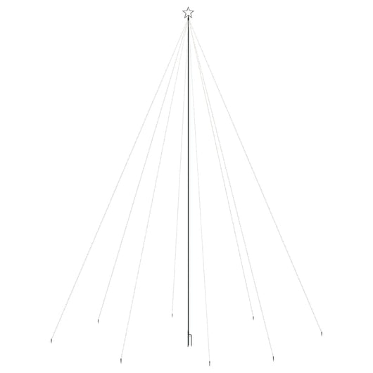 Luci Albero di Natale Interni Esterni 1300LED-Luci decorative natalizie Bianco Freddo 8 m