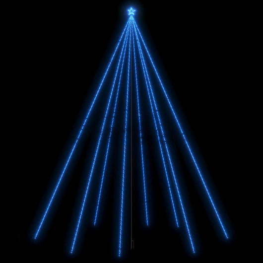 Luci per Albero di Natale Interni Esterni 1300 LED Blu 8 m 328764