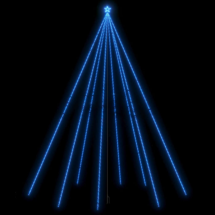 Luci per Albero di Natale Interni Esterni 1300 LED Blu 8 m 328764