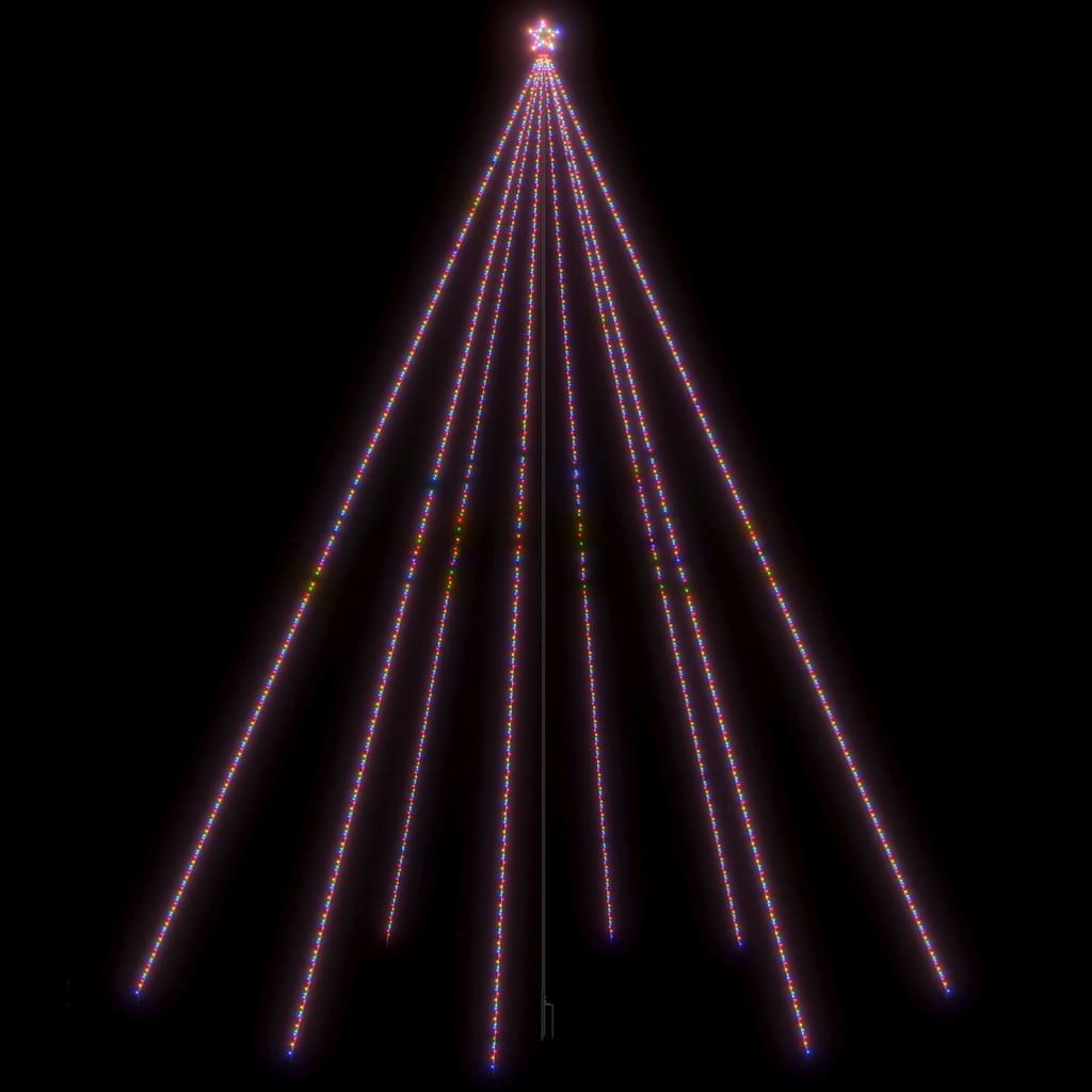Luci per Albero di Natale Interni Esterni 1300 LED Colorati 8 m 328767