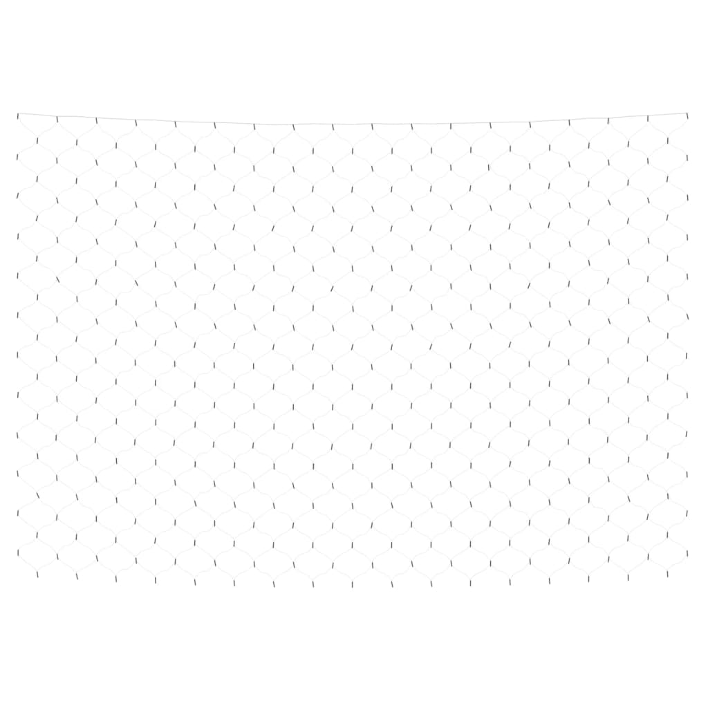 Luci di Natale Rete Bianco Caldo 3x2m 204 LED Interni Esterni