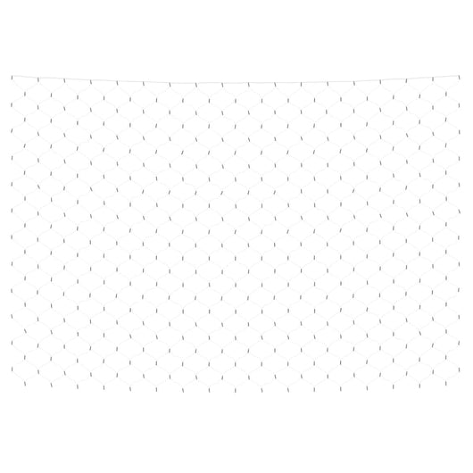 Luci di Natale Rete Bianco Caldo 3x2m 204 LED Interni Esterni 328770