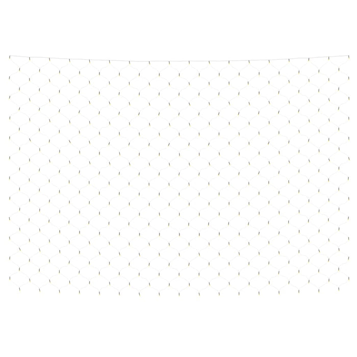 Luci di Natale Rete Bianco Caldo 3x2m 204 LED Interni Esterni