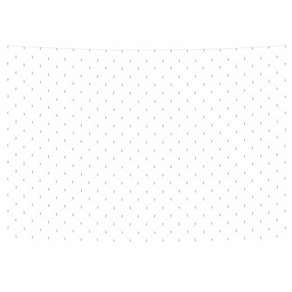 Luci di Natale Rete Bianco Caldo 3x2m 204 LED Interni Esterni 328770