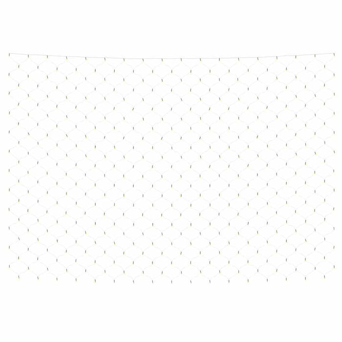 Luci di Natale Rete Bianco Caldo 3x2m 204 LED Interni Esterni 328770