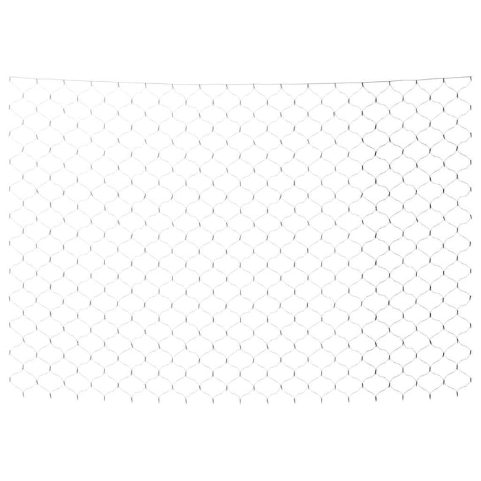 Luci di Natale Rete Bianco Freddo 3x2m 204 LED Interni Esterni 328772