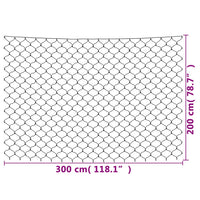 Luci di Natale Rete Colorate 3x2m 204 LED Interni Esterni 328776