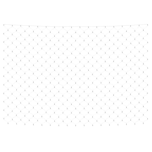 vidaXL Luci di Natale Rete Bianco Caldo 3x3m 306 LED Interni Esterni