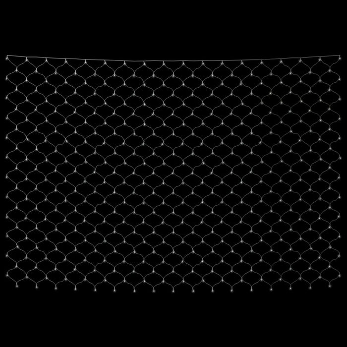 Luci di Natale Rete Bianco Freddo 3x3m 306 LED Interni Esterni 328779
