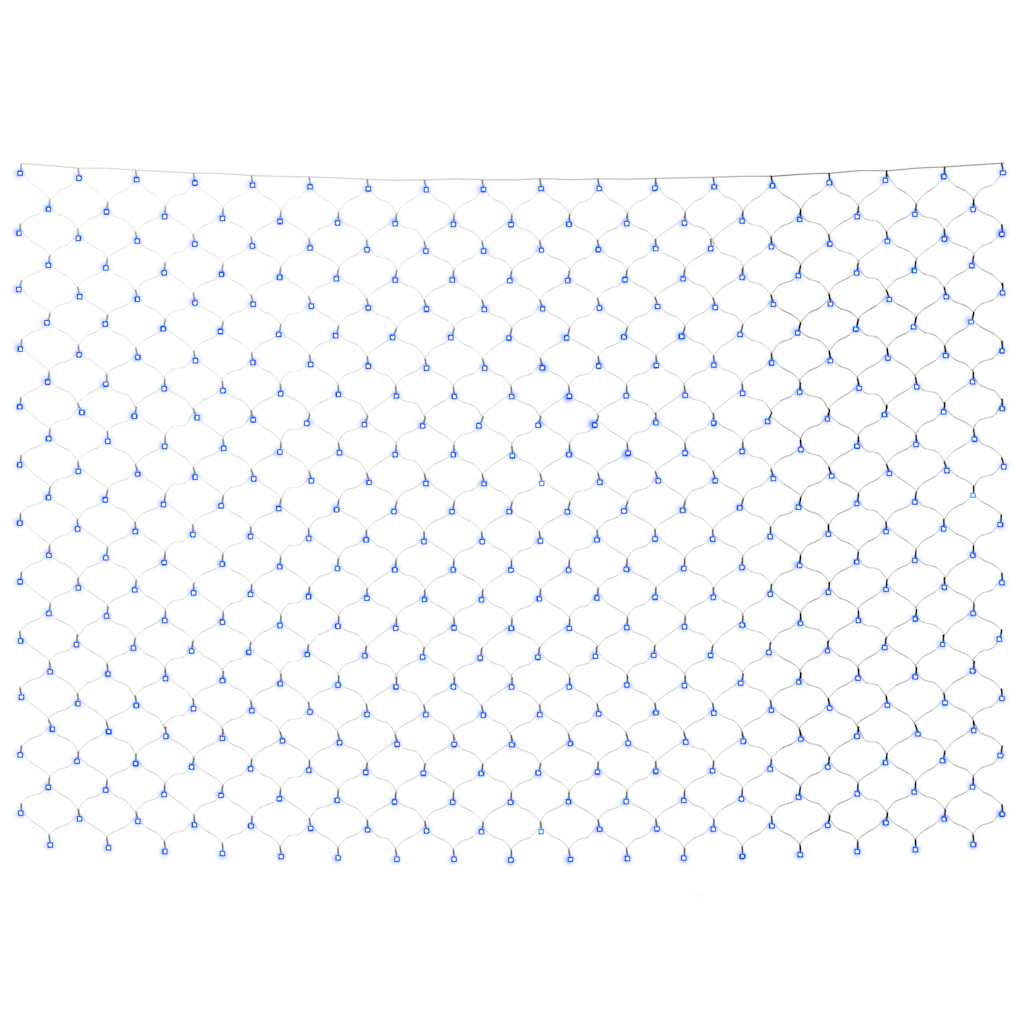 Luci di Natale a Rete Blu 3x3m 306 LED-Luci decorative natalizie Interni Esterni