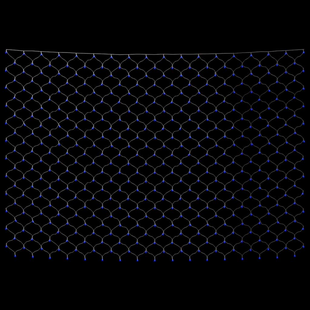 Luci di Natale a Rete Blu 3x3m 306 LED Interni Esterni 328780