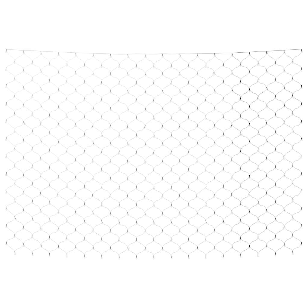 Luci di Natale-Decorazioni natalizie Rete Bianco Freddo 4x4m 544 LED Interni Esterni