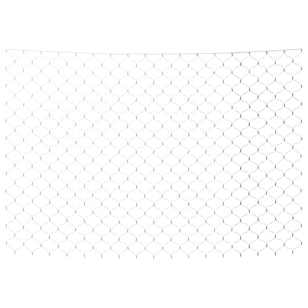 Luci di Natale-Decorazioni natalizie Rete Bianco Freddo 4x4m 544 LED Interni Esterni