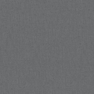 Lettino per Bambini con Materasso Grigio Scuro Tessuto di Lino 10290