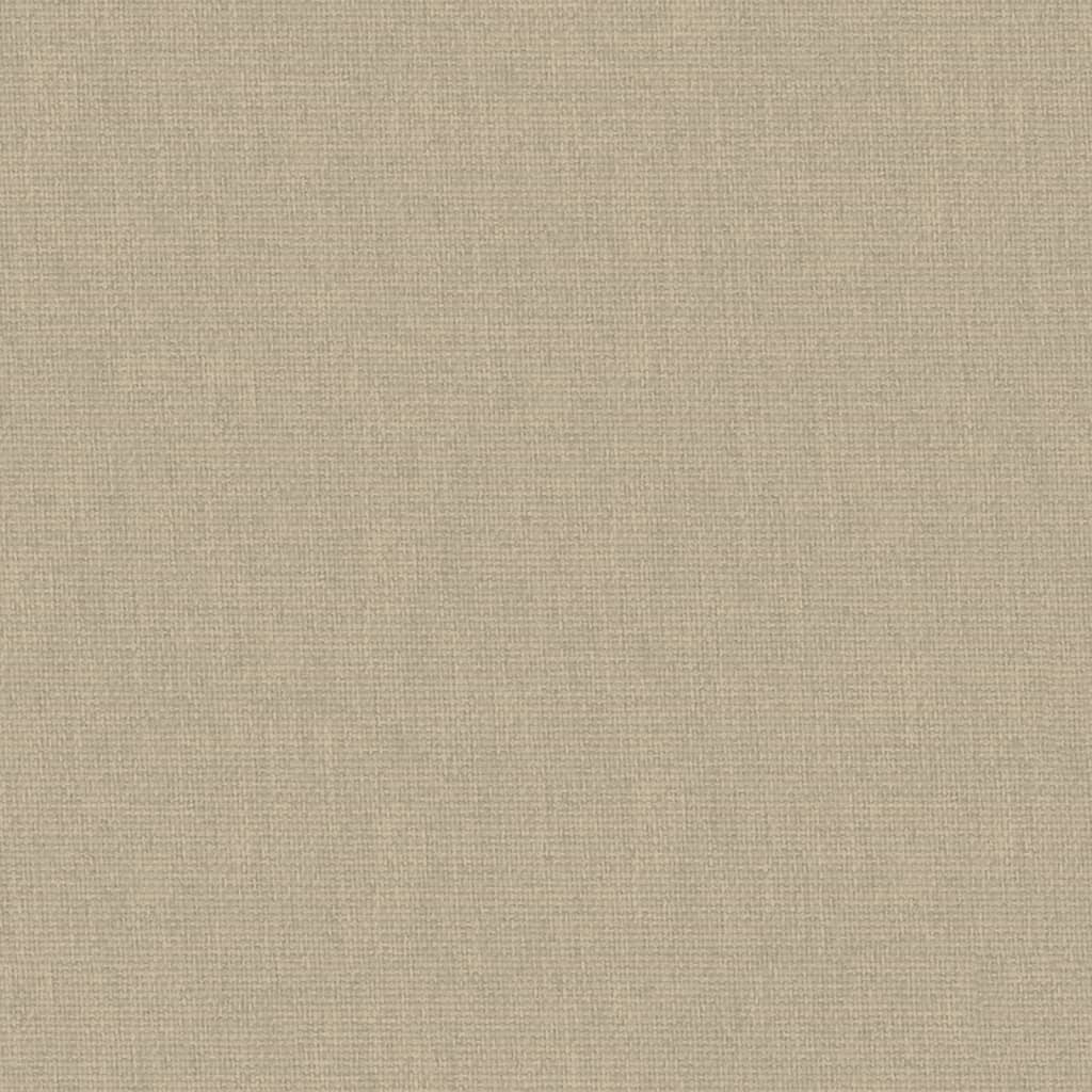 Lettino per Bambini con Materasso Tortora in Tessuto di Lino 10297