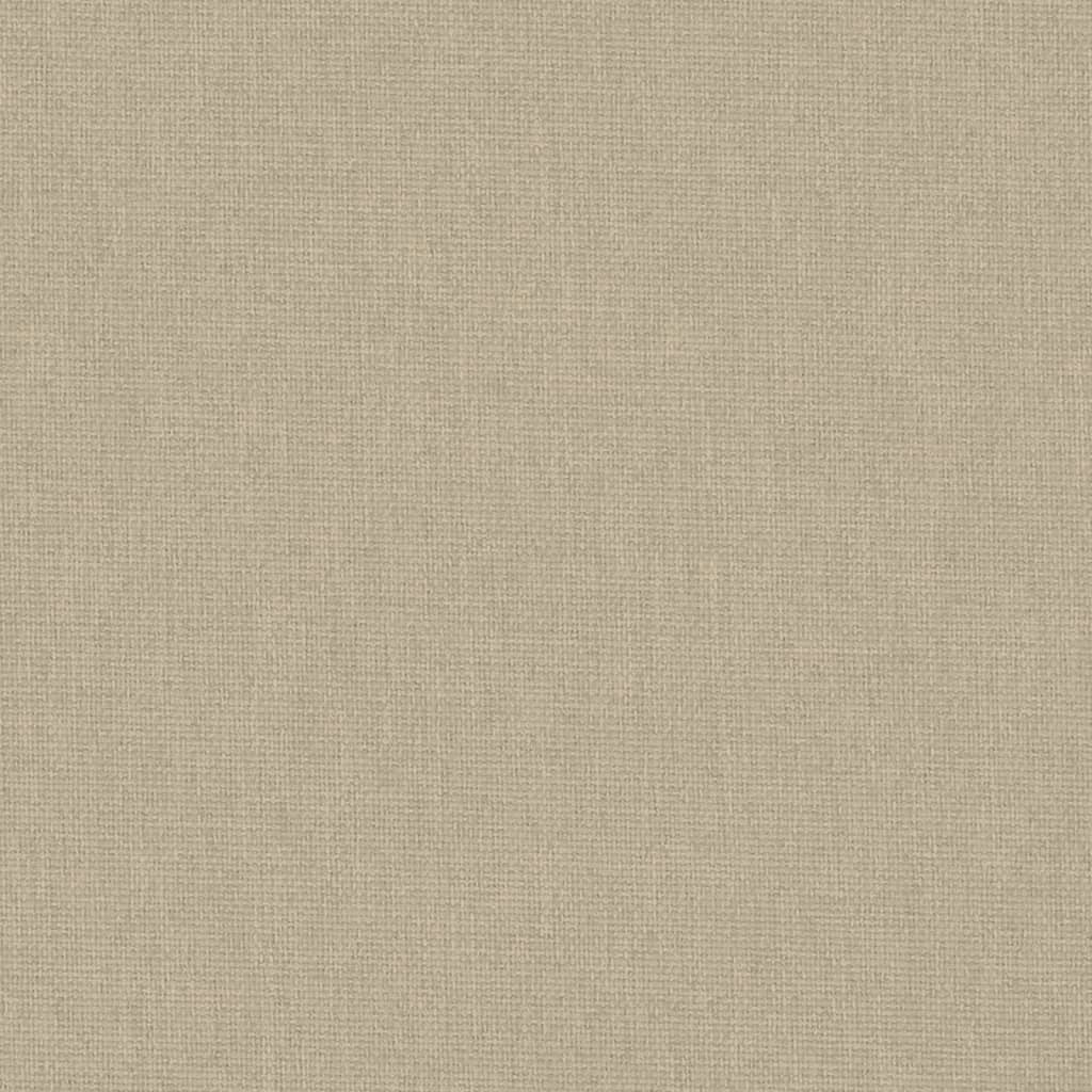 Box per Bambini con Materasso Tortora Tessuto di Lino 10303