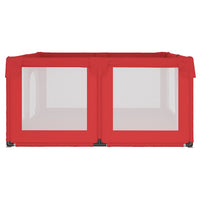 Box per Bambini con 2 Porte Rosso in Tessuto Oxford cod mxl 69879