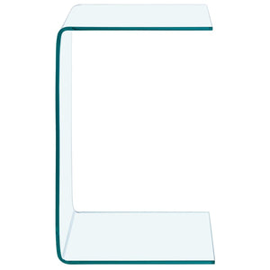 Tavolino di Servizio 40x40x60 cm in Vetro Temperato 332930