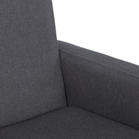 Sedia a Dondolo Grigio Scuro in Tessuto 329416