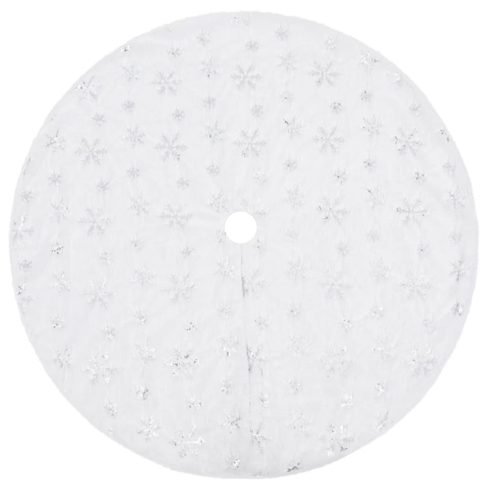 Gonna per Albero di Natale Bianca 150 cm in Pelliccia Sintetica