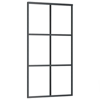 Porta Scorrevole in Vetro ESG e Alluminio 102x205 cm Neracod mxl 121068