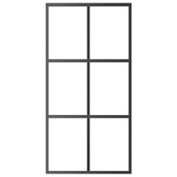 Porta Scorrevole in Vetro ESG e Alluminio 102x205 cm Neracod mxl 121068