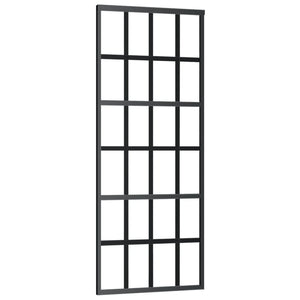 Porta Scorrevole in Vetro ESG e Alluminio 76x205 cm Neracod mxl 79387