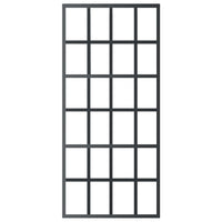 Porta Scorrevole in Vetro ESG e Alluminio 90x205 cm Neracod mxl 103267