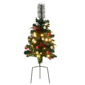 Alberi di Natale Artificiale per Viali 2 pz 76 cm in PVC 332835