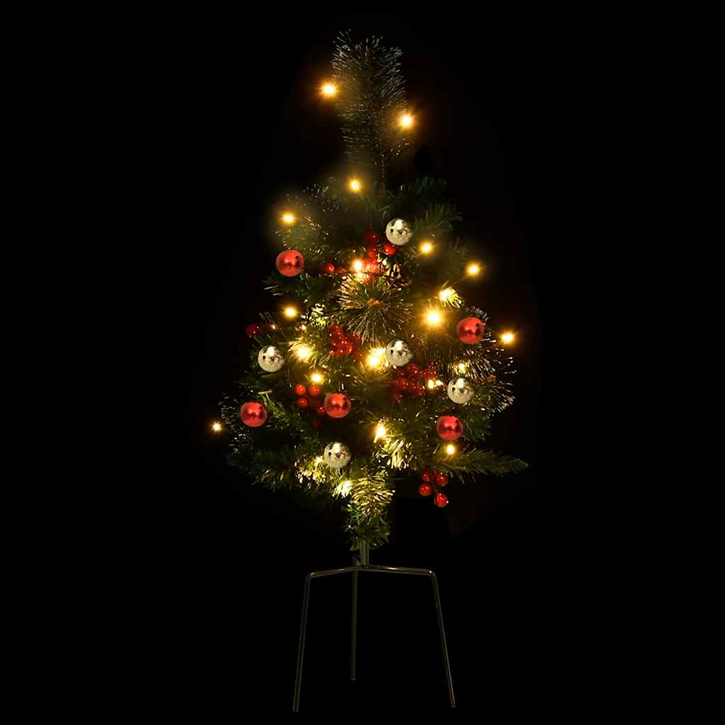 Alberi di Natale Artificiale per Viali 2 pz 76 cm in PVC 332835