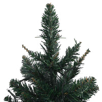 Albero di Natale Preilluminato con Supporto Verde 90 cm in PVC 332849