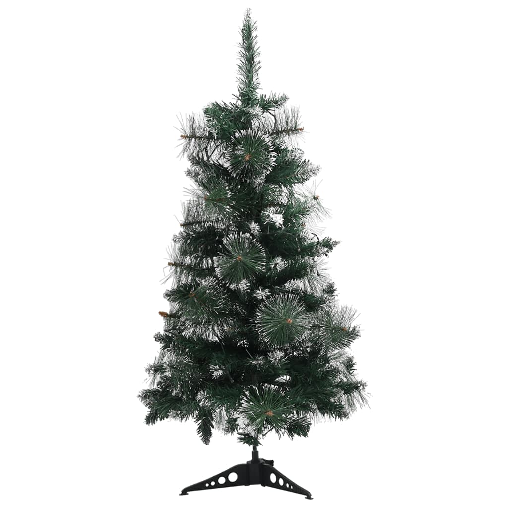 Albero di Natale Preilluminato con Supporto Verde 90 cm in PVC 332851