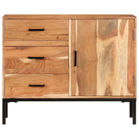 Credenza 88x30x73 cm in Legno Massello di Acacia 329247