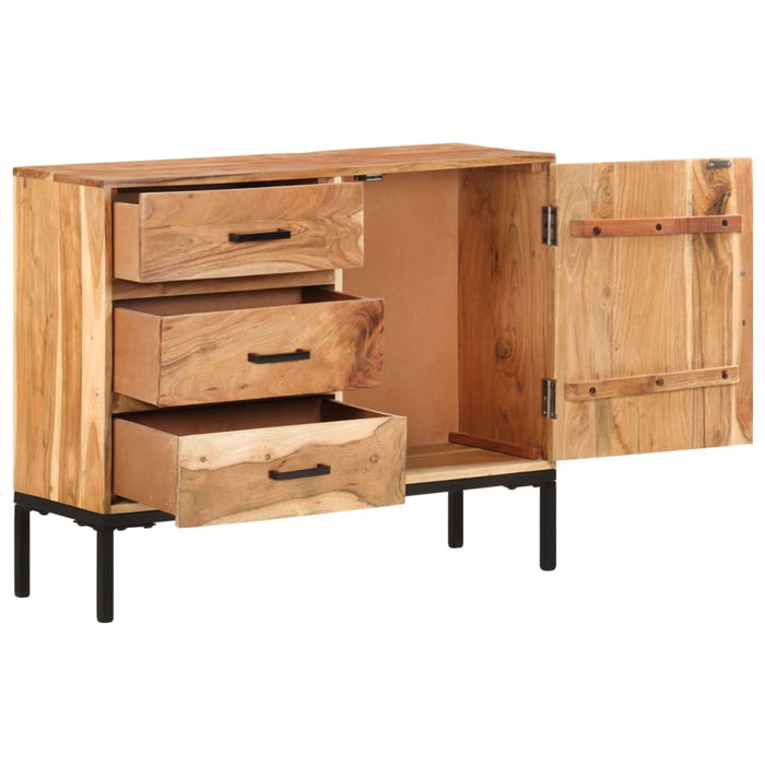 Credenza 88x30x73 cm in Legno Massello di Acacia 329247