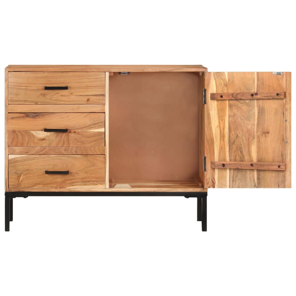 Credenza 88x30x73 cm in Legno Massello di Acacia 329247