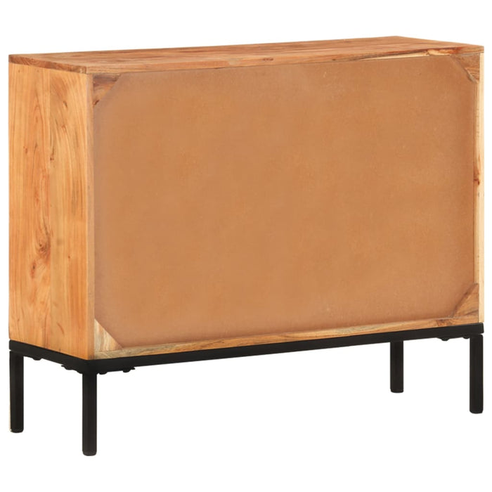 Credenza 88x30x73 cm in Legno Massello di Acacia 329247