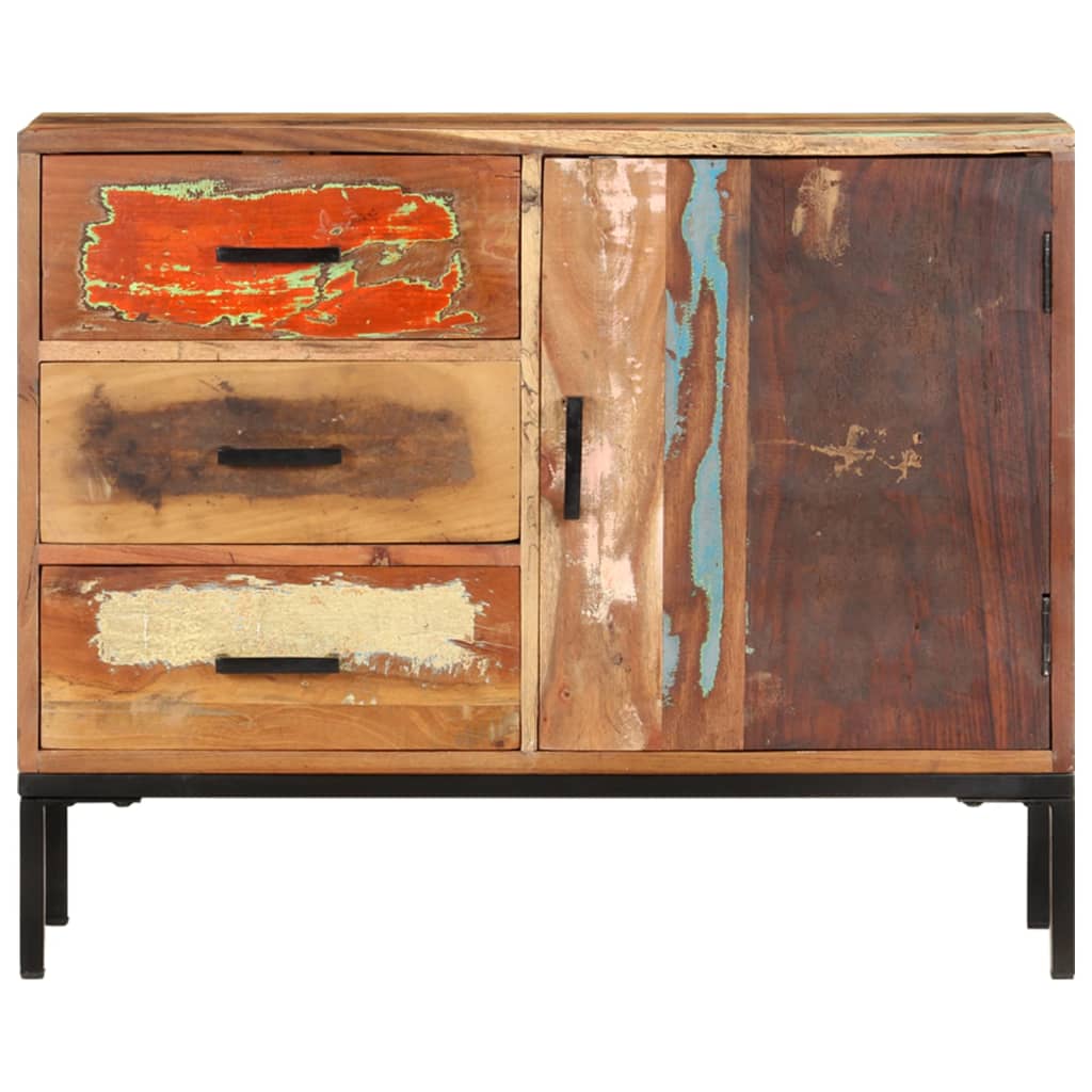 Credenza 88x30x73 cm in Legno Massello di Recupero 329248
