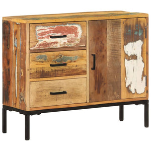 Credenza 88x30x73 cm in Legno Massello di Recupero 329248