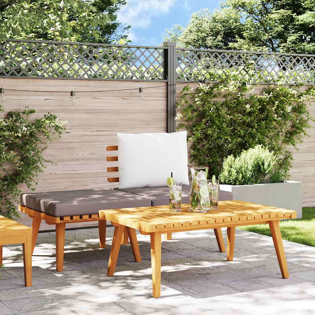 Set Divani da Giardino 3 pz con Cuscini in Massello di Acacia 316265