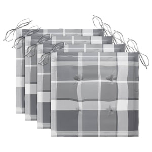 Sedie da Giardino 4 pz con Cuscini in Legno Massello di Teak cod mxl 17521