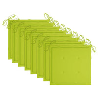 Sedie da Giardino con Cuscini 8 pz in Legno Massello di Teak 3073153