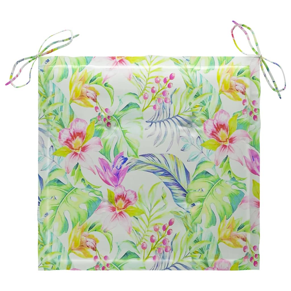 Sedie da Giardino con Cuscini 8 pz in Legno Massello di Teak 3073154