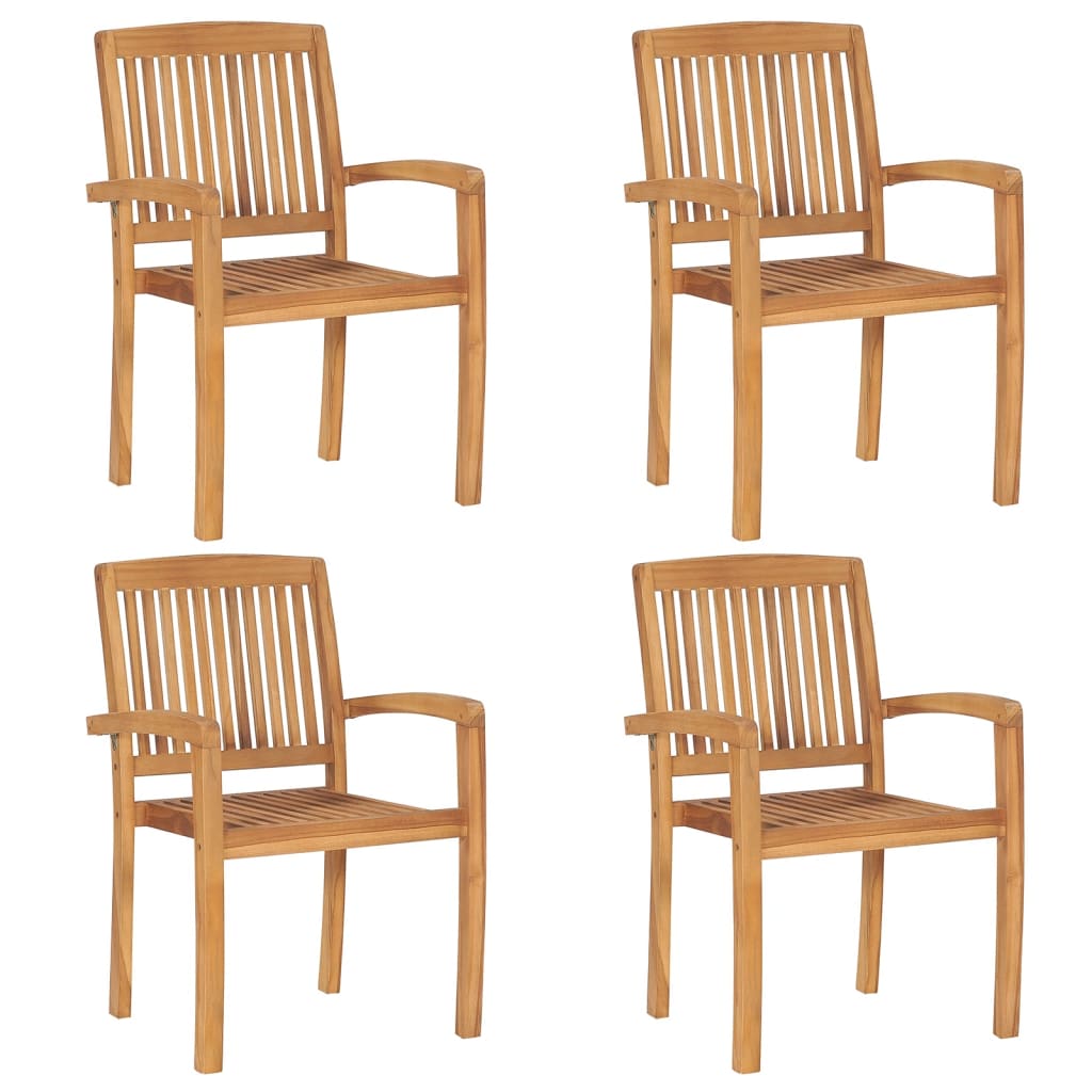Set da pranzo da giardino mobili da esterno 5 pezzi legno massello di teak 02_0013761