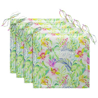 Sedie da Giardino Impilabili 4 pz con Cuscini Massello di Teak 3073222