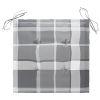 Sedie da Giardino Impilabili 4 pz con Cuscini Massello di Teak 3073224