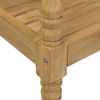 Sedie Batavia con Cuscini 4 pz in Legno Massello di Teak 3073297