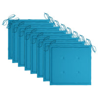 Sedie Batavia con Cuscini 8 pz in Legno Massello di Teak 3073353